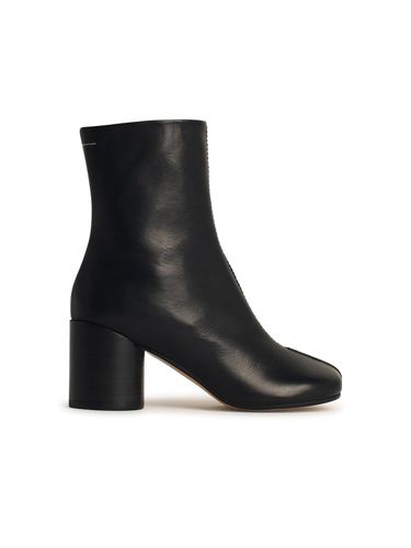 Leather Ankle Boots - MM6 Maison Margiela - Modalova