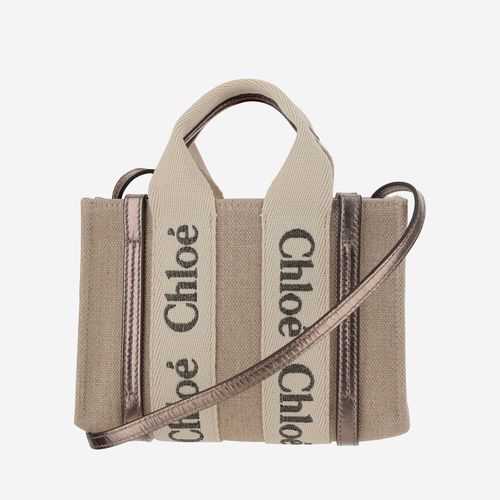 Chloé Woody Mini Tote Bag - Chloé - Modalova