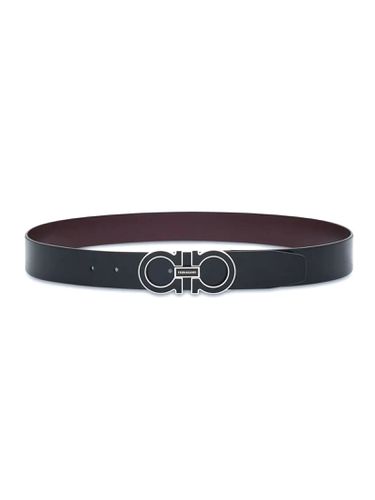 Calf Leather Reversible Belt - Ferragamo - Modalova