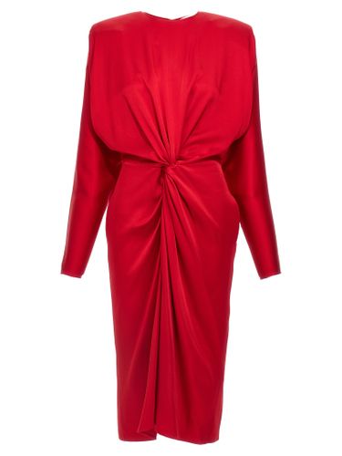 Satin Twist Midi Dress - Stella McCartney - Modalova