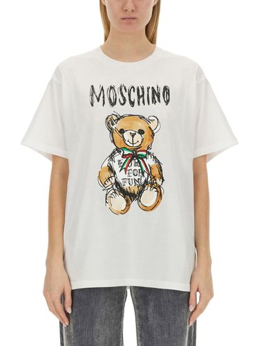 Moschino Teddy Bear Print T-shirt - Moschino - Modalova