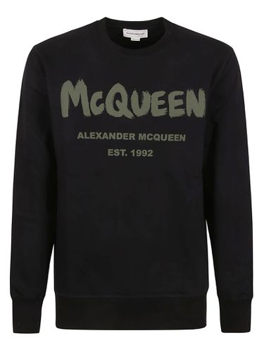 Graffiti Prt Sweater - Alexander McQueen - Modalova