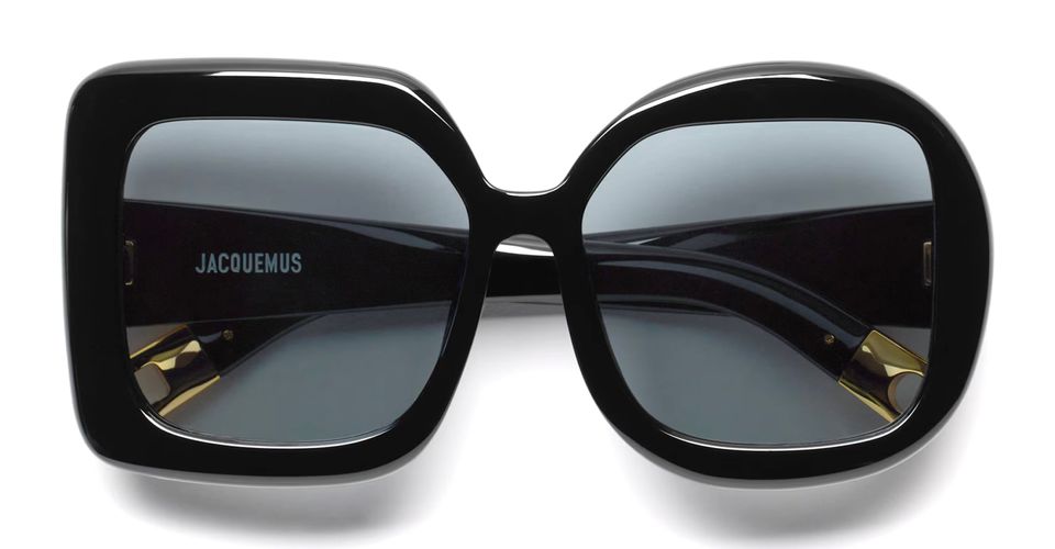 Carre Rond - Black Sunglasses - Jacquemus - Modalova