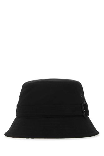 Burberry Black Cotton Hat - Burberry - Modalova