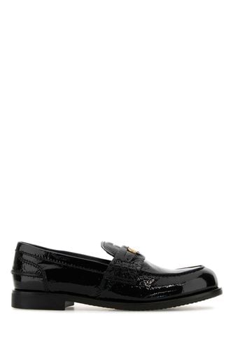 Miu Miu Black Leather Loafers - Miu Miu - Modalova