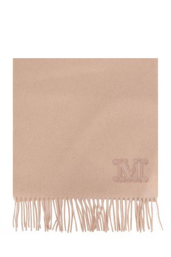 Logo Embroidered Scarf Edge Scarf - Max Mara - Modalova