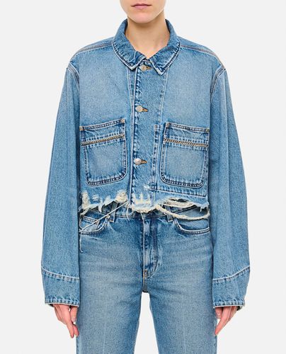 Denim Jacket With Pocket Decoration - Stella McCartney - Modalova