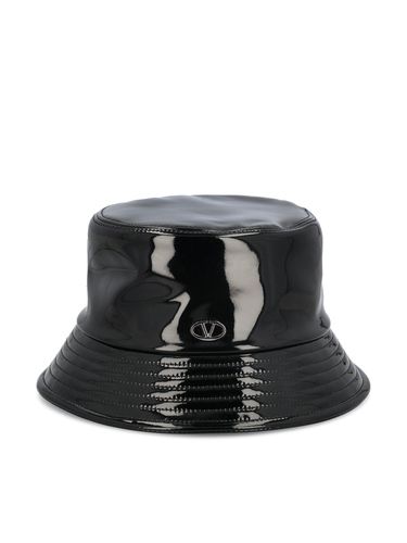 Logo Plaque Bucket Hat - Valentino Garavani - Modalova