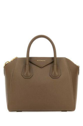 Cappuccino Leather Small Antigona Handbag - Givenchy - Modalova