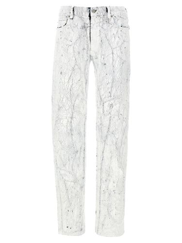 MM6 Maison Margiela Patent Jeans - MM6 Maison Margiela - Modalova