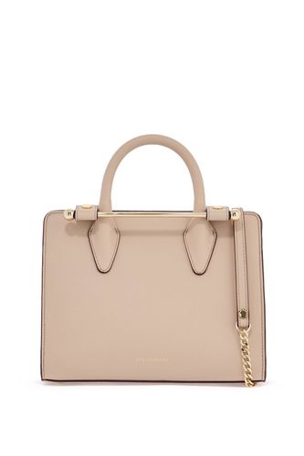 Mini Handbag In Neutral Calfskin With Magnetic Closure - Strathberry - Modalova