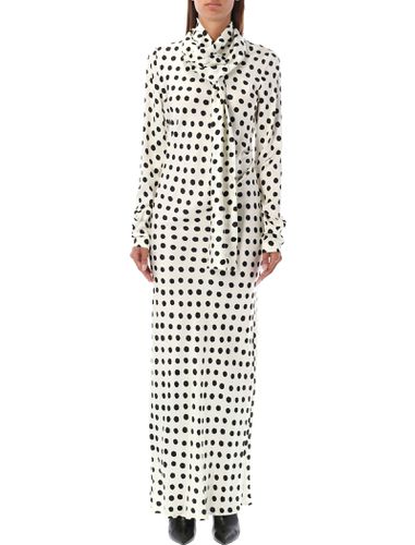 MSGM Polka Dots Long Dress - MSGM - Modalova