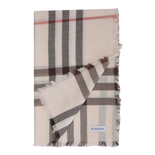 Burberry Check Wool Scarf - Burberry - Modalova