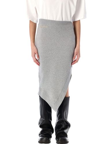 The Attico Fleece Midi Skirt - The Attico - Modalova