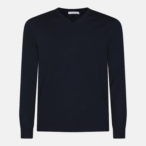 Cruciani Blue Wool Knitwear - Cruciani - Modalova