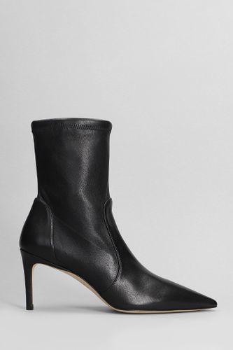 Stuart 75 High Heels Ankle Boots In Leather - Stuart Weitzman - Modalova