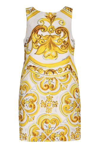Maiolica Print Mini Dress - Dolce & Gabbana - Modalova
