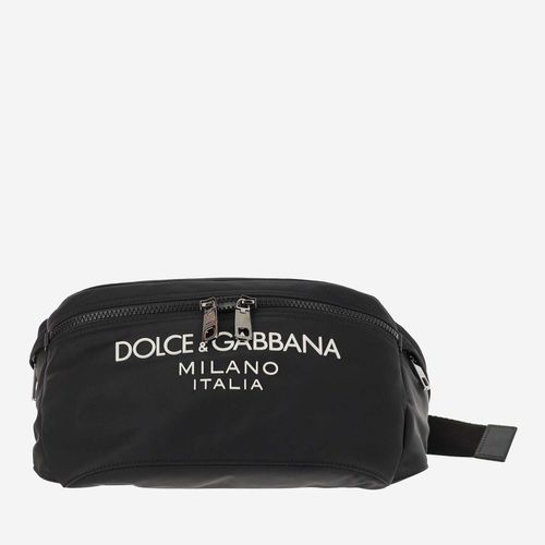 Nylon Fanny Pack With Logo - Dolce & Gabbana - Modalova