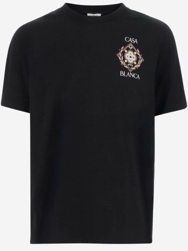 Casablanca Cotton T-shirt With Logo - Casablanca - Modalova
