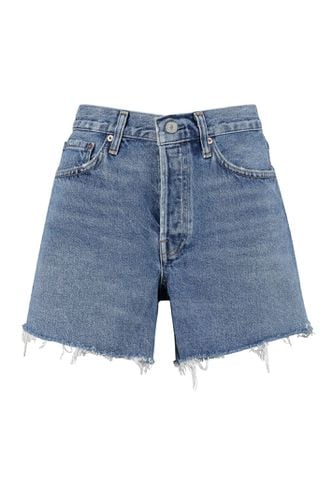 AGOLDE Parker Long Denim Shorts - AGOLDE - Modalova