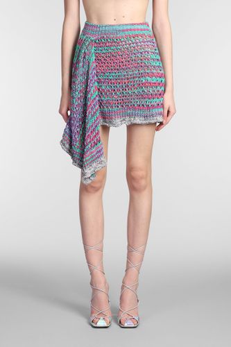 Multicolor Crochet Mini Skirt - The Attico - Modalova