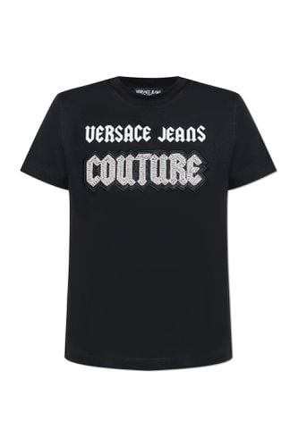 T-shirt With Logo - Versace Jeans Couture - Modalova