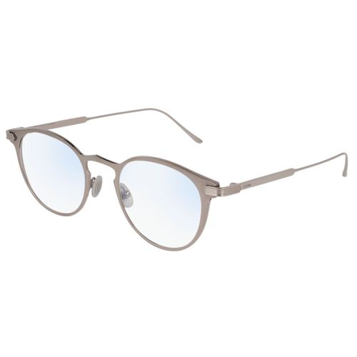 Ct0424s001 Silver Silver Smoke - Cartier Eyewear - Modalova