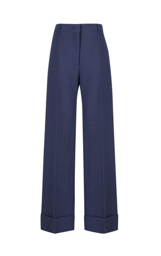 Pleat Detailed Striaght Leg Pants - Valentino Garavani - Modalova