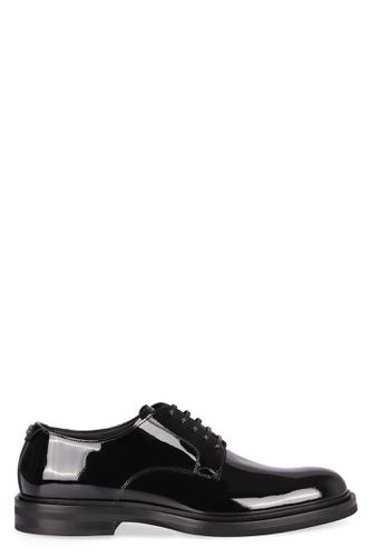 Patent Leather Lace-up Derby Shoes - Dolce & Gabbana - Modalova