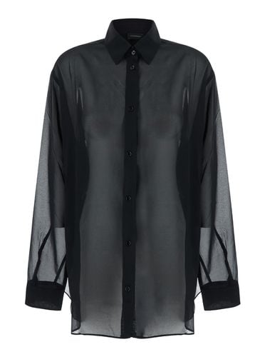 Shirt With Buttons In Stretch Silk Woman - The Andamane - Modalova