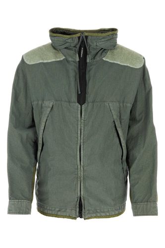 C. P. Company Green Cotton Blend Jacket - C.P. Company - Modalova