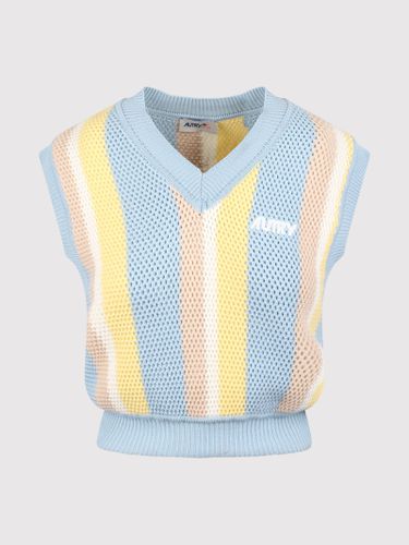 Knitted Vest In Multicolored Cotton - Autry - Modalova