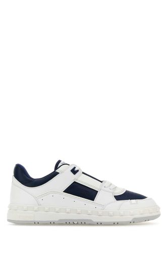 Two-tone Leather Freedots Sneakers - Valentino Garavani - Modalova