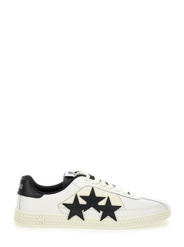 Pacific Low Top Sneakers With Star Patch On The Side And Logo Patch On The Tongue In Leather Man - AMIRI - Modalova