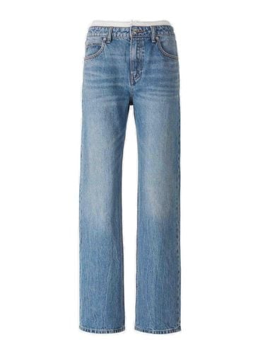 Logo Patch Straight-leg Jeans - Alexander Wang - Modalova