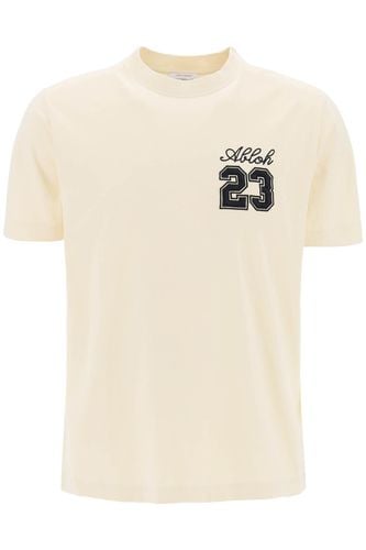 Crew-neck T-shirt With 23 Logo - Off-White - Modalova