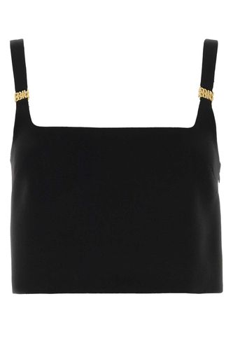 Miu Miu Black Stretch Wool Crop-top - Miu Miu - Modalova