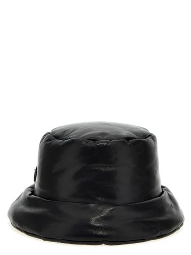 Prada Leather Logo Hat - Prada - Modalova