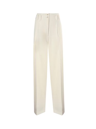 Straight High-waisted Trousers - Genny - Modalova