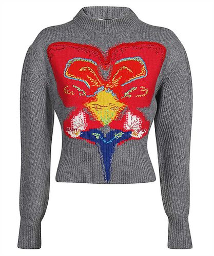 Crew-neck Wool Sweater - Alexander McQueen - Modalova