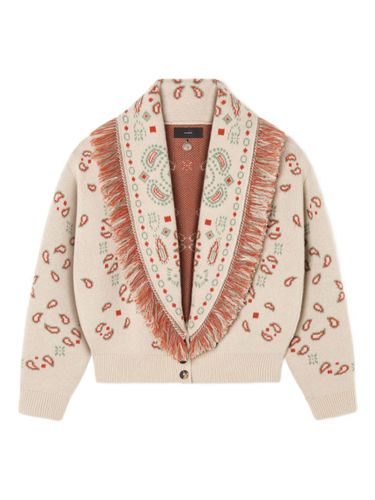 Bandana Jacquard Cashmere And Wool Cardigan - Alanui - Modalova