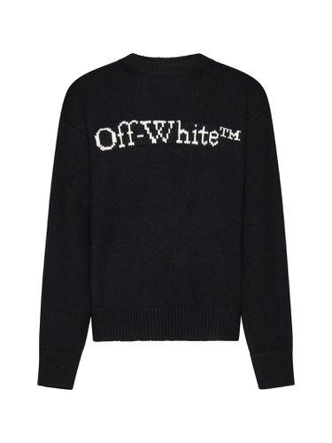 Off-White Logo Intarsia Sweater - Off-White - Modalova