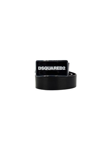 Dsquared2 Logo Buckle Leather Belt - Dsquared2 - Modalova