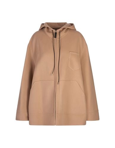 Oversized Hooded Parka In Light Camel - Marni - Modalova