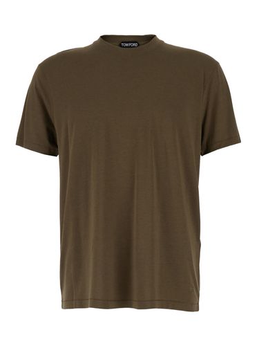 Tom Ford Lyocell Blend T-shirt - Tom Ford - Modalova