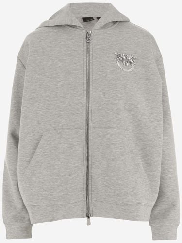 Viscose Blend Sweatshirt With Logo - Pinko - Modalova