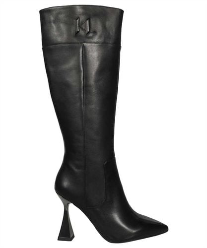 Karl Lagerfeld Leather Boots - Karl Lagerfeld - Modalova