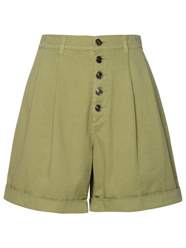 Etro Buttoned Cotton Bermuda Shorts - Etro - Modalova