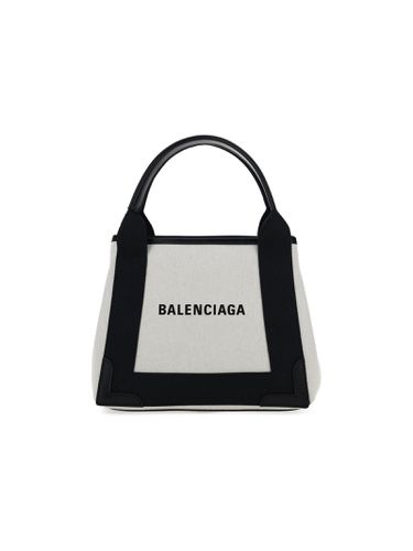 Balenciaga Navy Cabas Xs Handbag - Balenciaga - Modalova