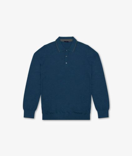 Long Sleeve Polo Shirt Sweater - Larusmiani - Modalova
